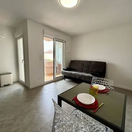 Cr290-010 T1 Avec Balcon -4 Couchages-canet En Roussillon Apartmán Canet-en-Roussillon